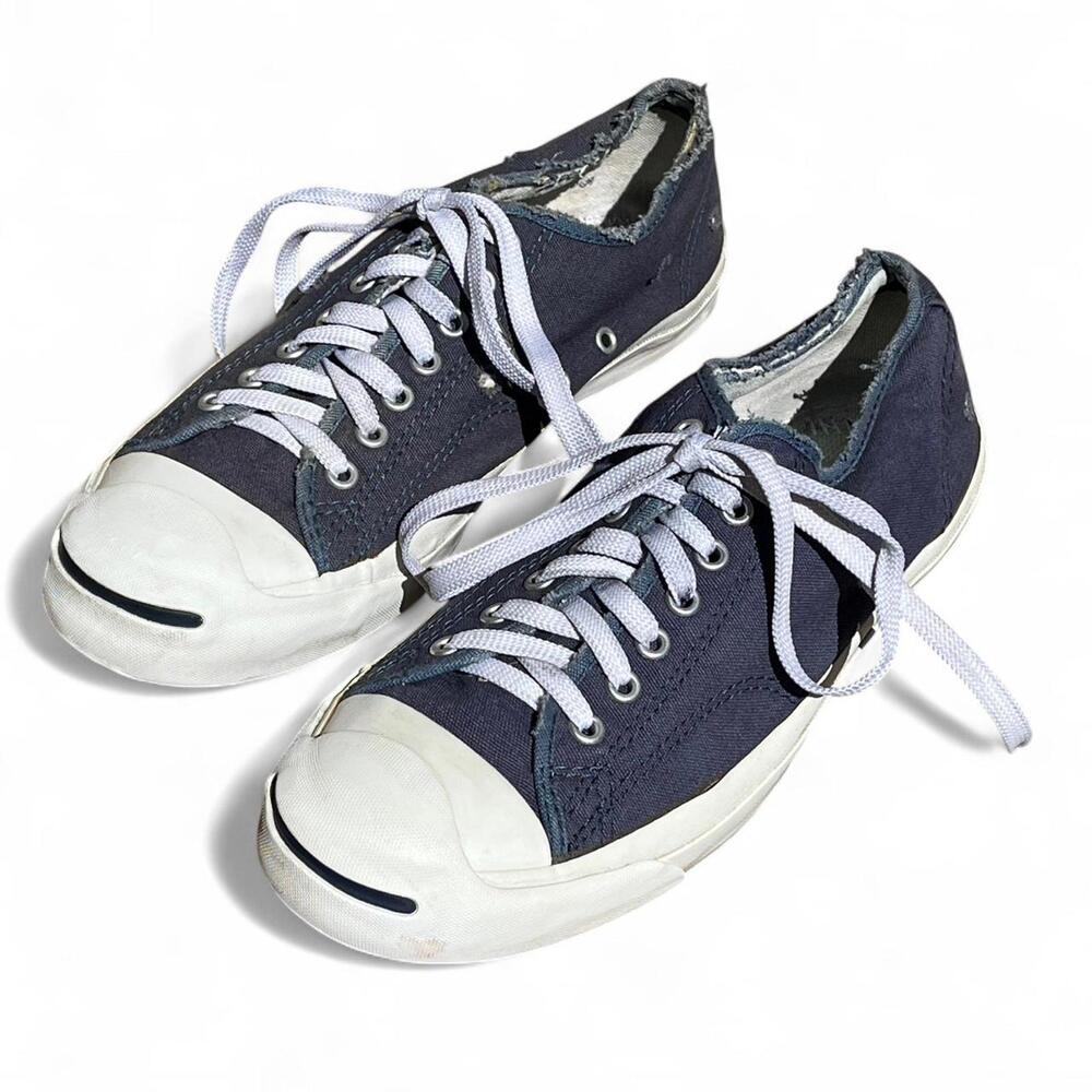 VINTAGE Jack Purcell navy low top converse trainers sneakers